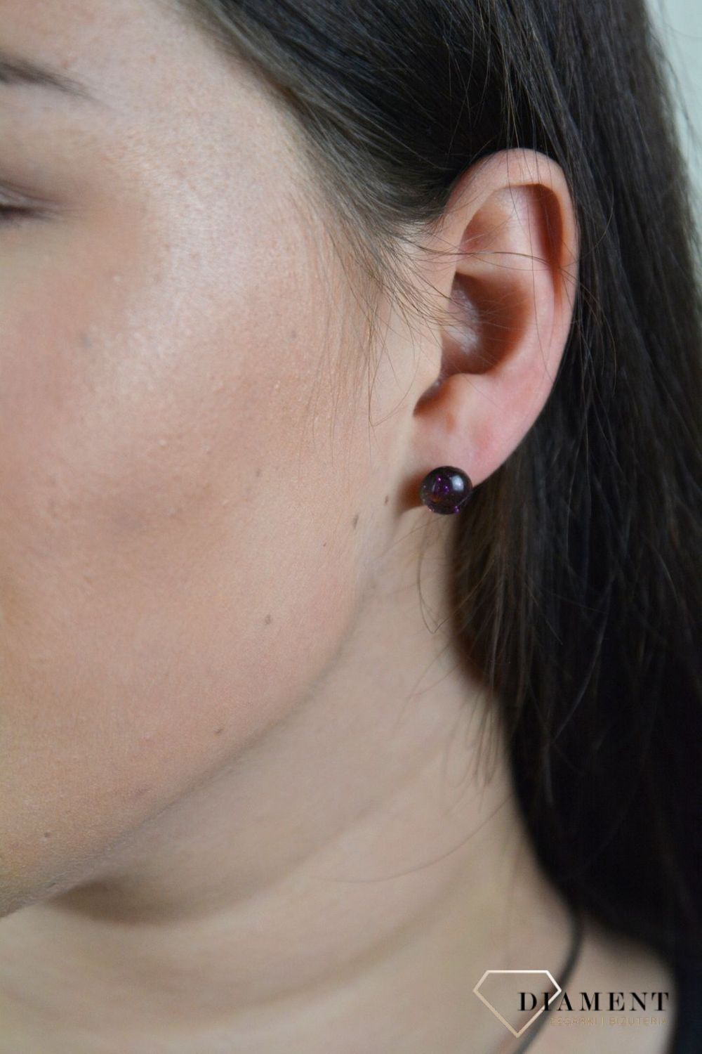 Srebrne kolczyki szkło weneckie opalizujące różem, złotem oraz błękitem Murano 46.jpg